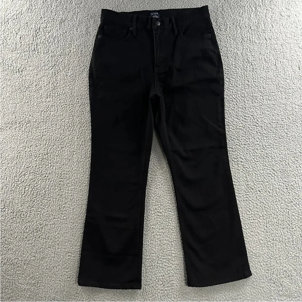 NWT J.Crew Mid Rise Flare Crop Jeans size 28 - Picture 2 of 10